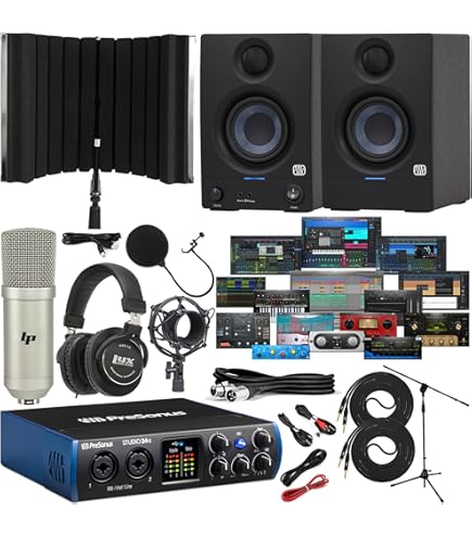 DTM・DAW presonus audiobox USB96 eris E3.5 ProSonus Audiobox USB96-Black & PreSonus Eris E3.5 Powered